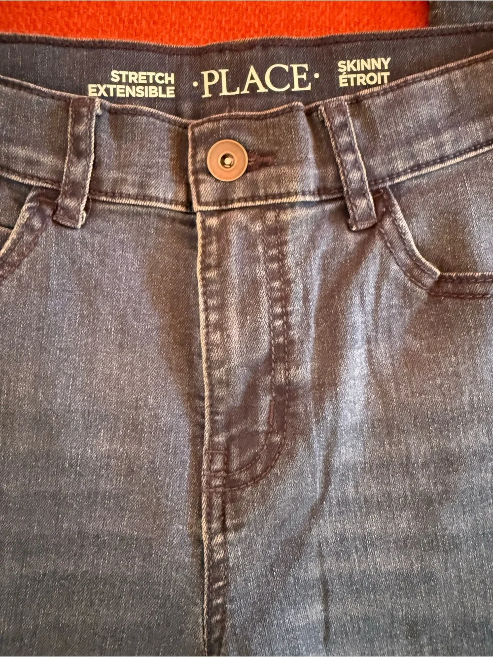Children’s place Gray Skinny Stretch Jeans - Boys size 12 New